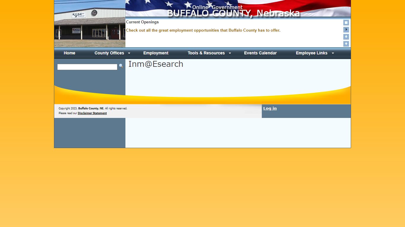Buffalo County: Inm@Esearch
